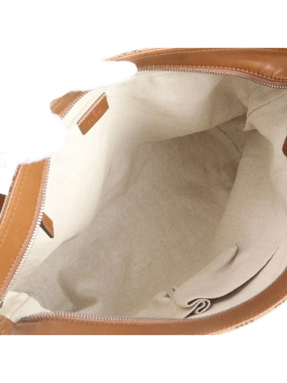 Gucci GG Canvas Leather Shoulder Bag Crossbody Tote